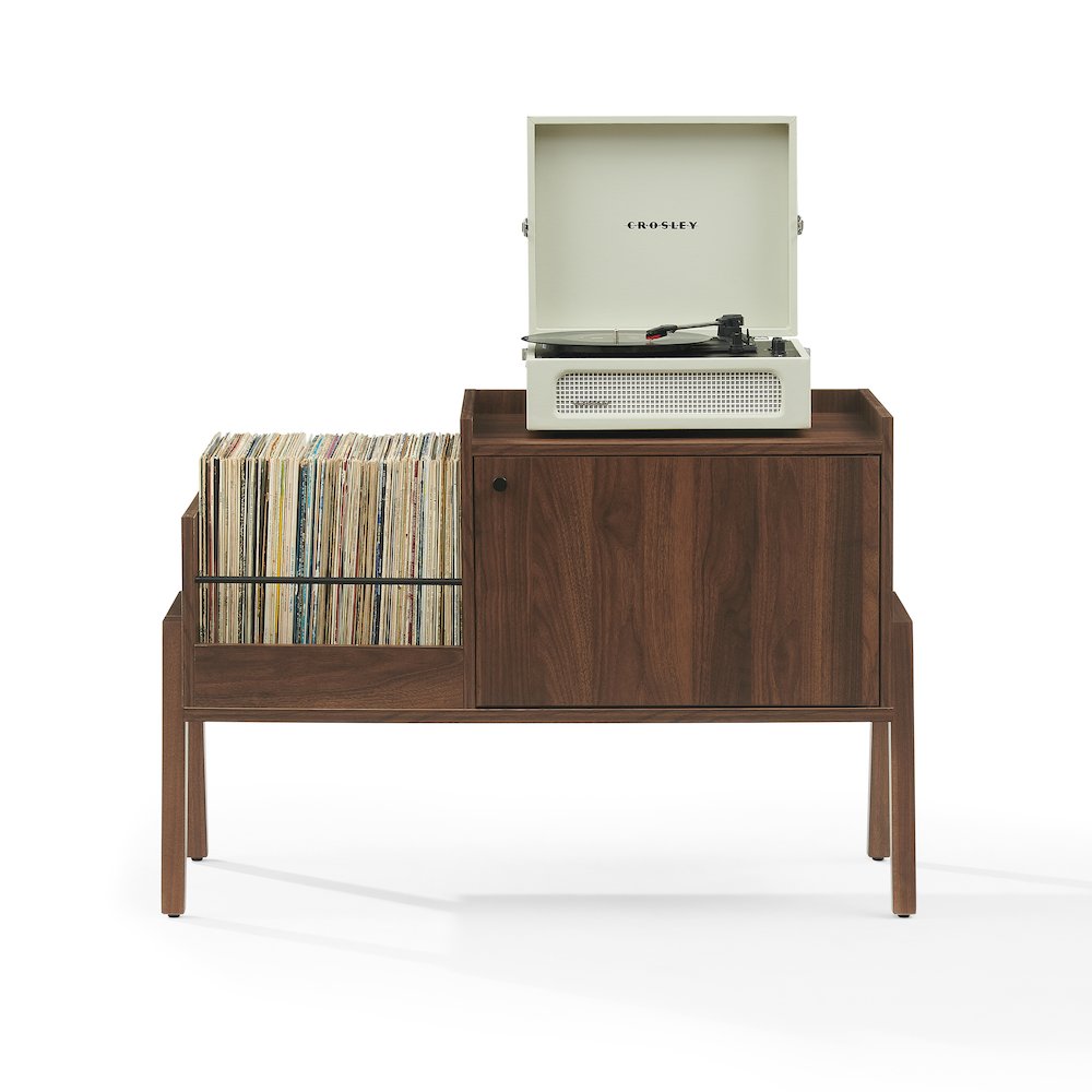 Luna Record Player Cabinet With Vinyl Storage