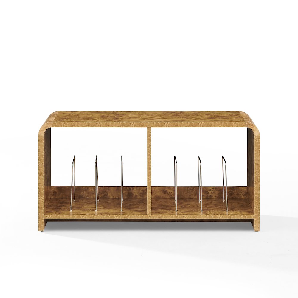 Ingrid Medium Record Player Stand With Vinyl Storage Maple