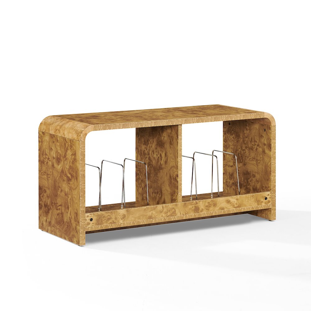 Ingrid Medium Record Player Stand With Vinyl Storage Maple