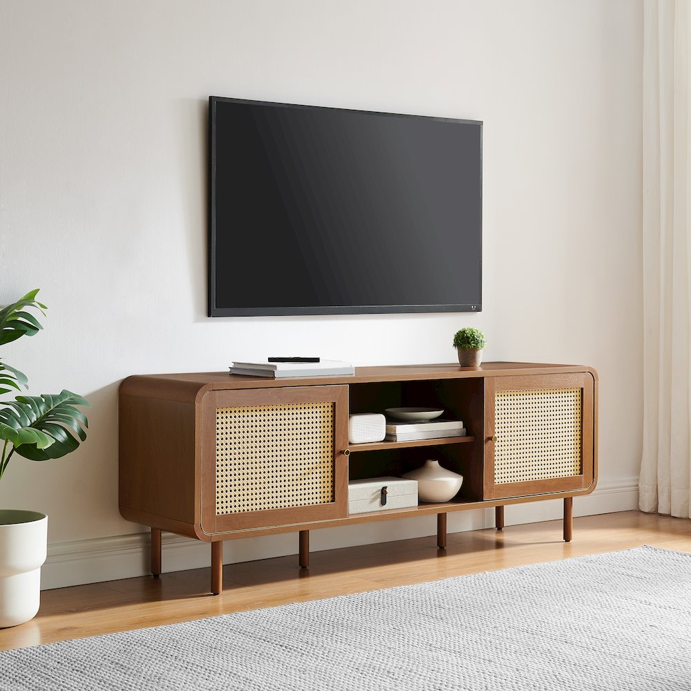 Rattan Turntable Stand