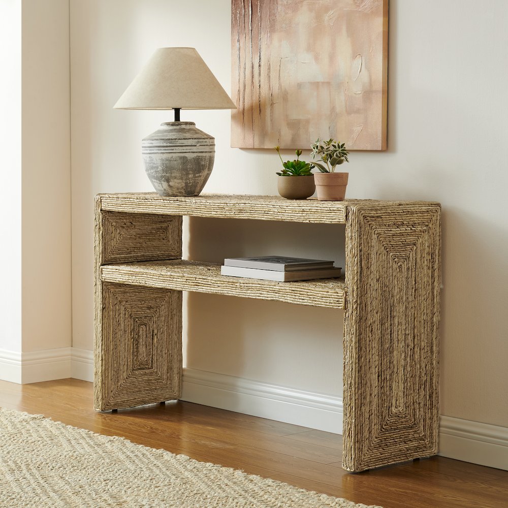 Marella Console Table Banana Leaf