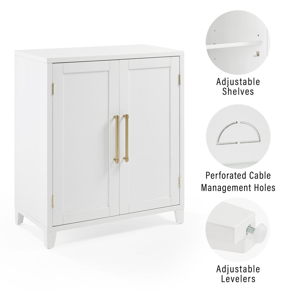 Roarke Stackable Kitchen Pantry Storage Cabinet