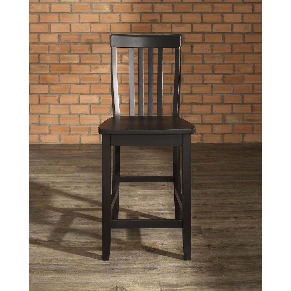 School House 2-Piece Counter Height Bar Stool Set – 2 Stools