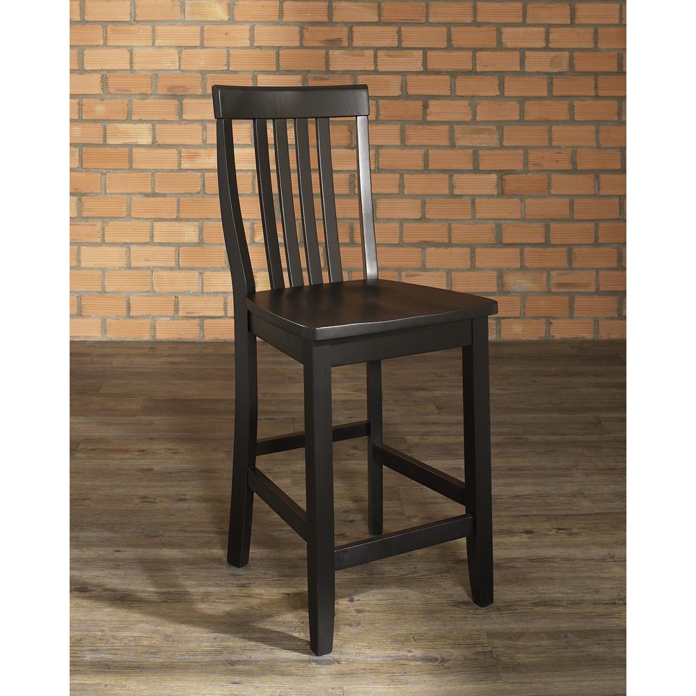 School House 2-Piece Counter Height Bar Stool Set – 2 Stools