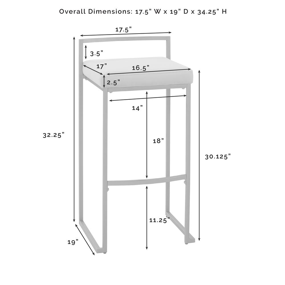Harlowe 2-Piece Bar Stool Set – 2 Stools