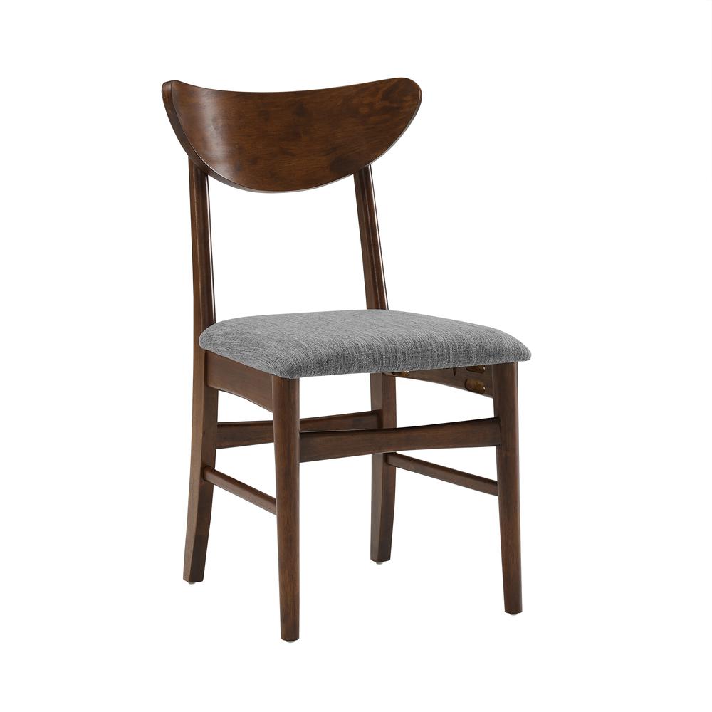 Landon 2-Piece Wood Dining Chairs W/Upholstered Seat – 2 Wood Back Chairs