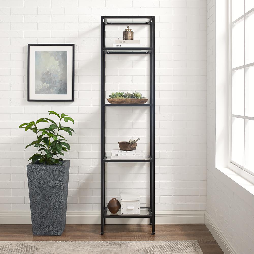 Aimee Narrow Etagere Bookcase