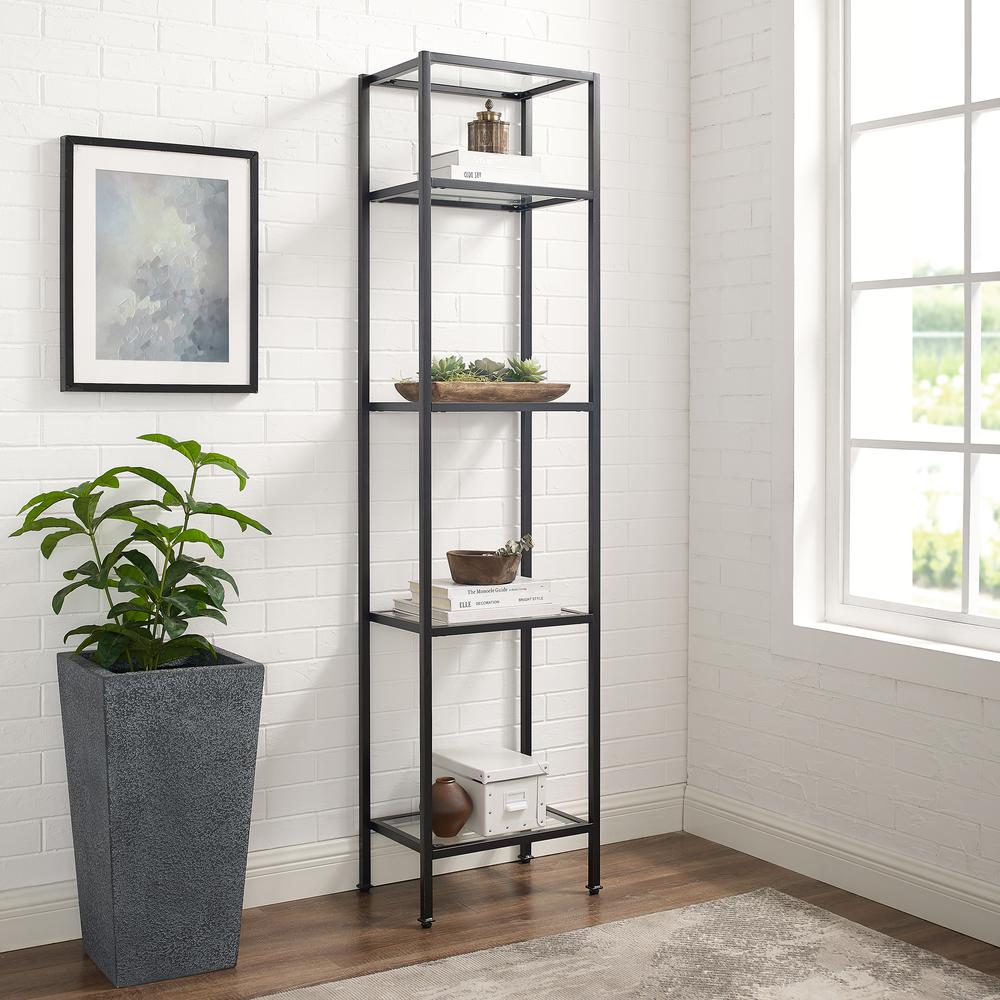 Aimee Narrow Etagere Bookcase