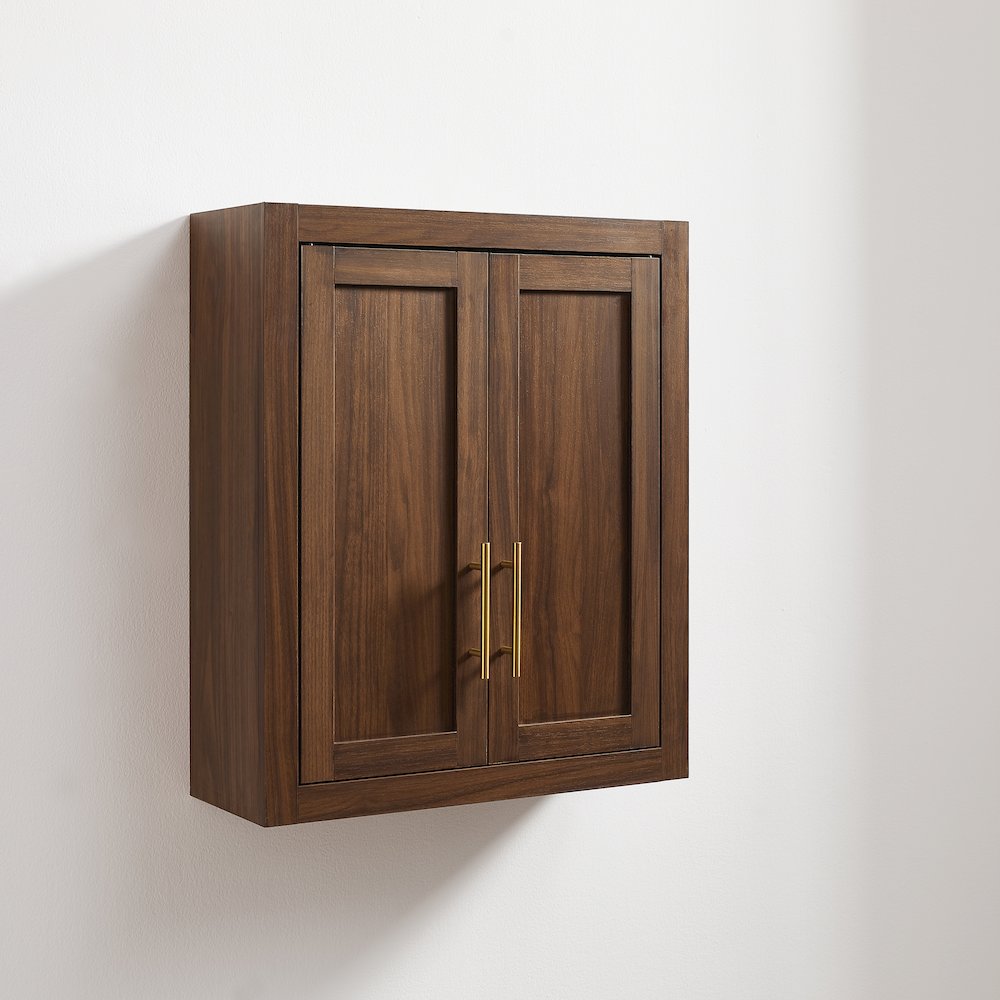 Savannah Wall Storage Cabinet Walnut