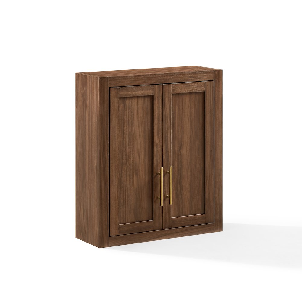 Savannah Wall Storage Cabinet Walnut