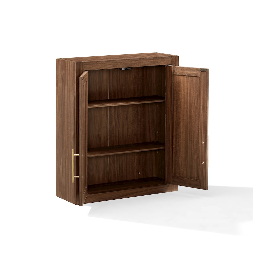Savannah Wall Storage Cabinet Walnut