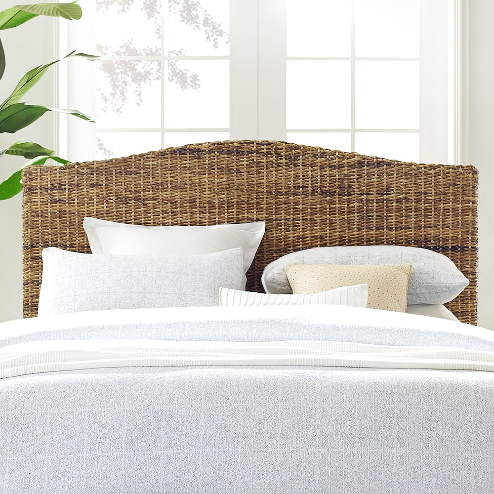 Serena Rattan Full Headboard Banana Leaf