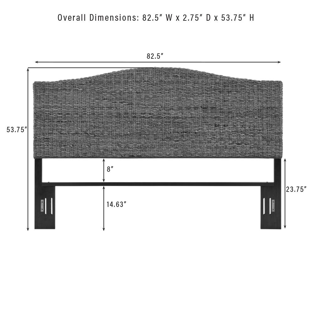 Serena Rattan King Headboard