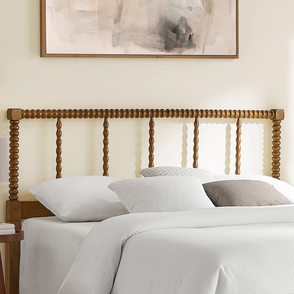 Lucille Queen Headboard Brown
