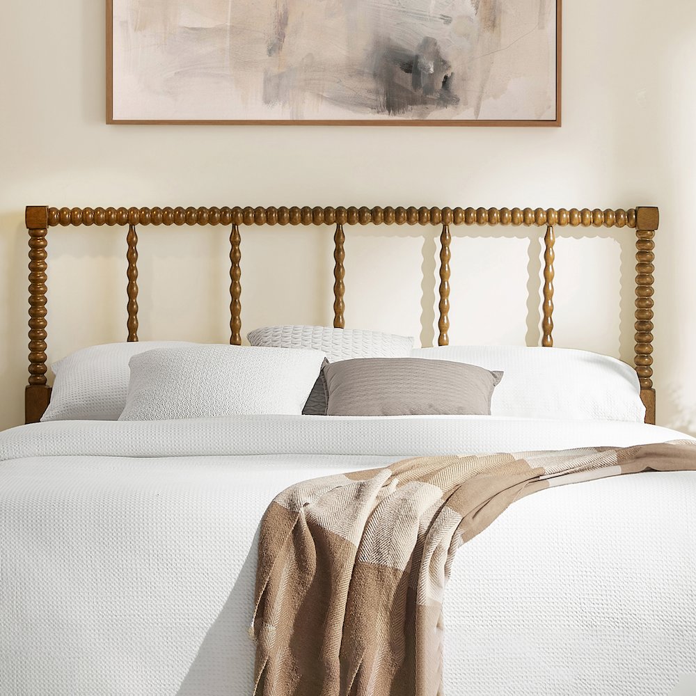 Lucille Queen Headboard Brown