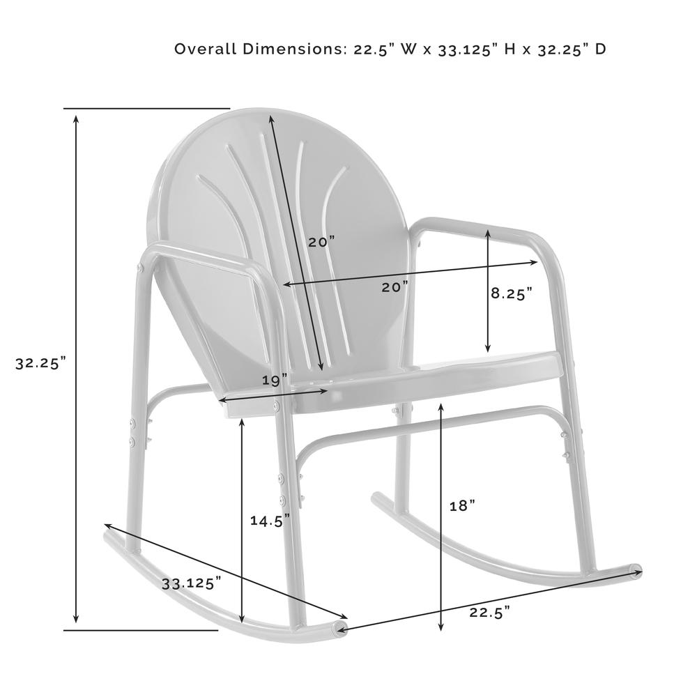 Griffith 2Pc Retro Outdoor Rocking Chair Set – 2 Rocking Chairs