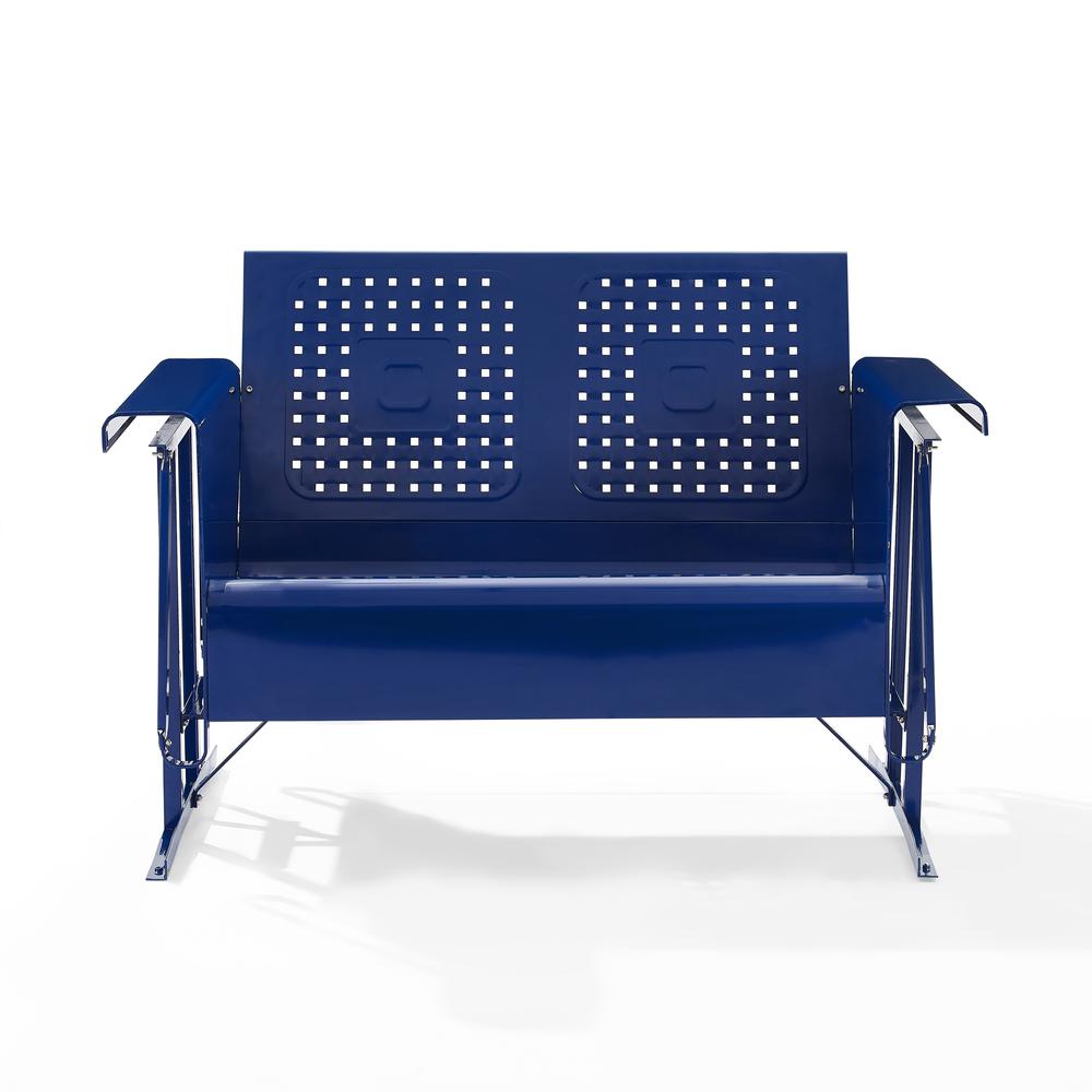 Bates Retro Outdoor Loveseat Glider