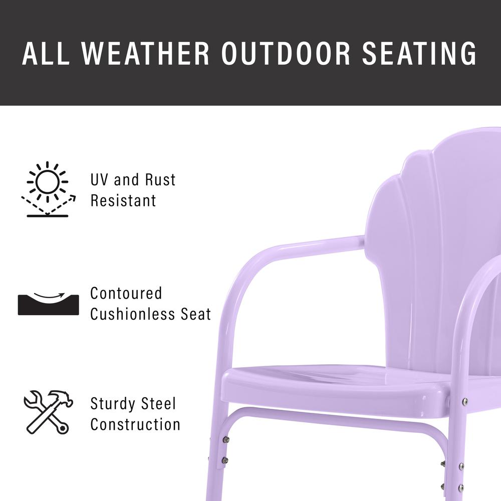 Tulip 2Pc Retro Outdoor Chair Set – 2 Chairs