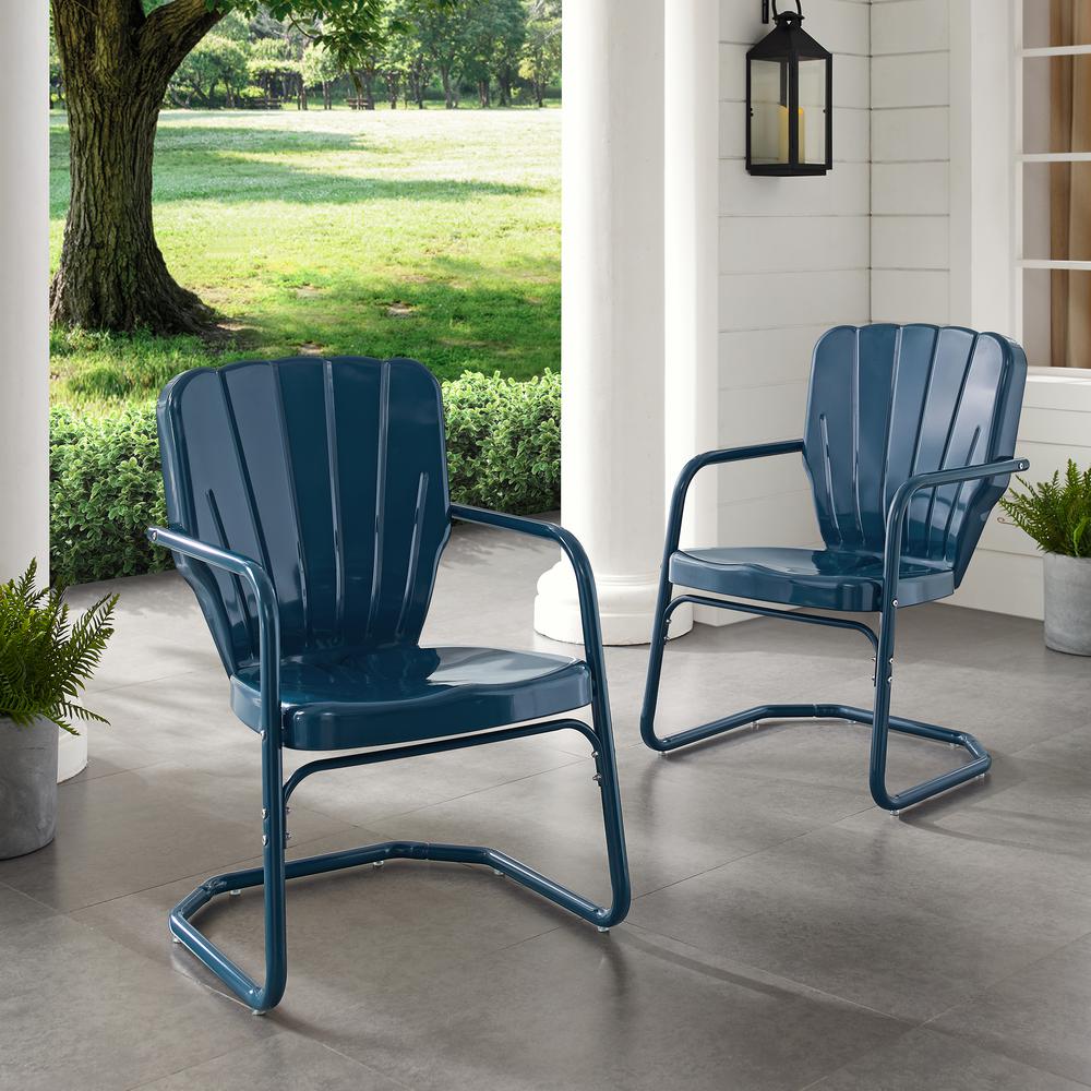 Ridgeland 2Pc Retro Outdoor Chair Set – 2 Chairs