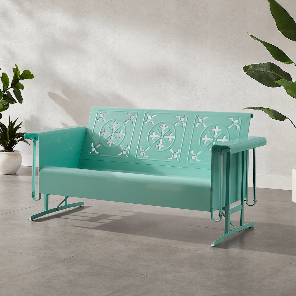 Azalea Retro Outdoor Sofa Glider