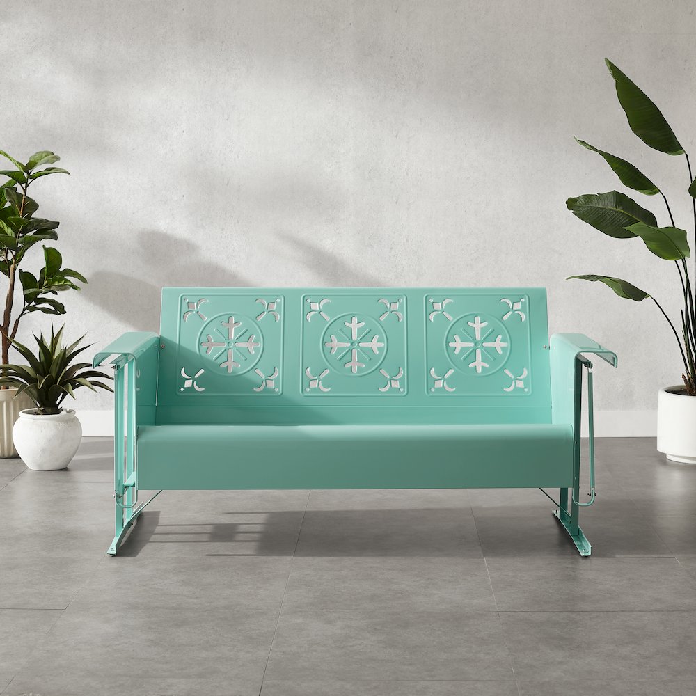 Azalea Retro Outdoor Sofa Glider