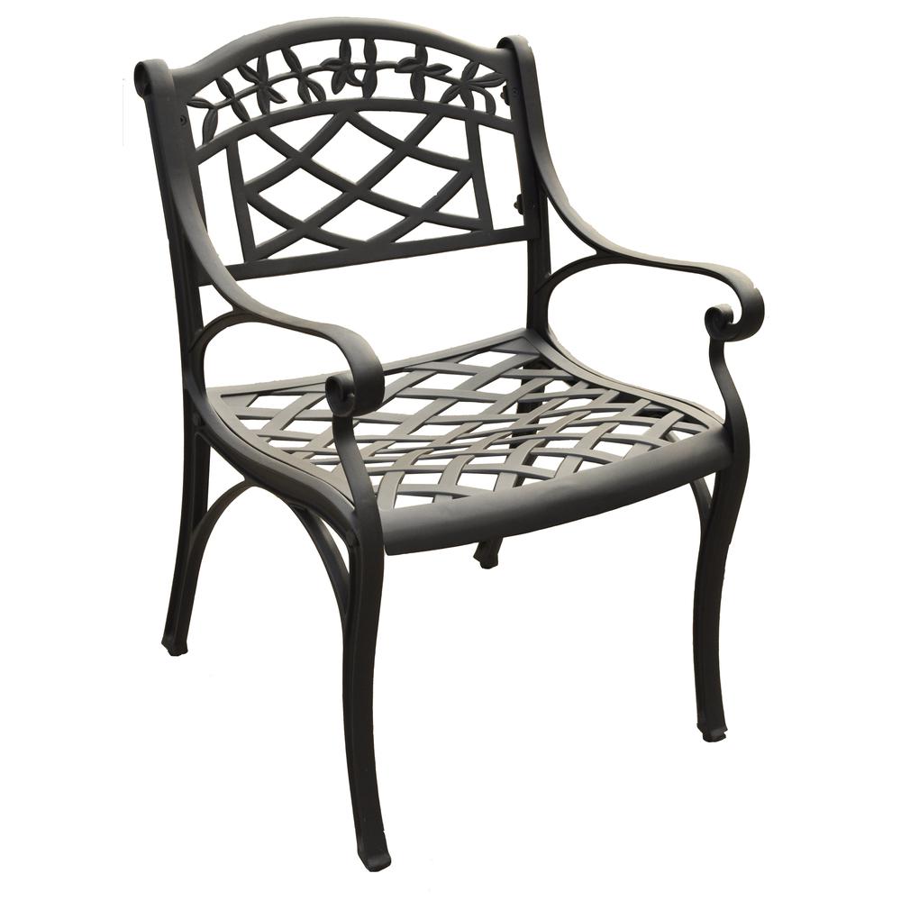 Sedona 2Pc Cast Aluminum Outdoor Chair Set – 2 Armchairs
