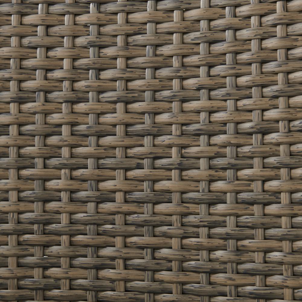 Rockport High Back Wicker Outdoor Loveseat