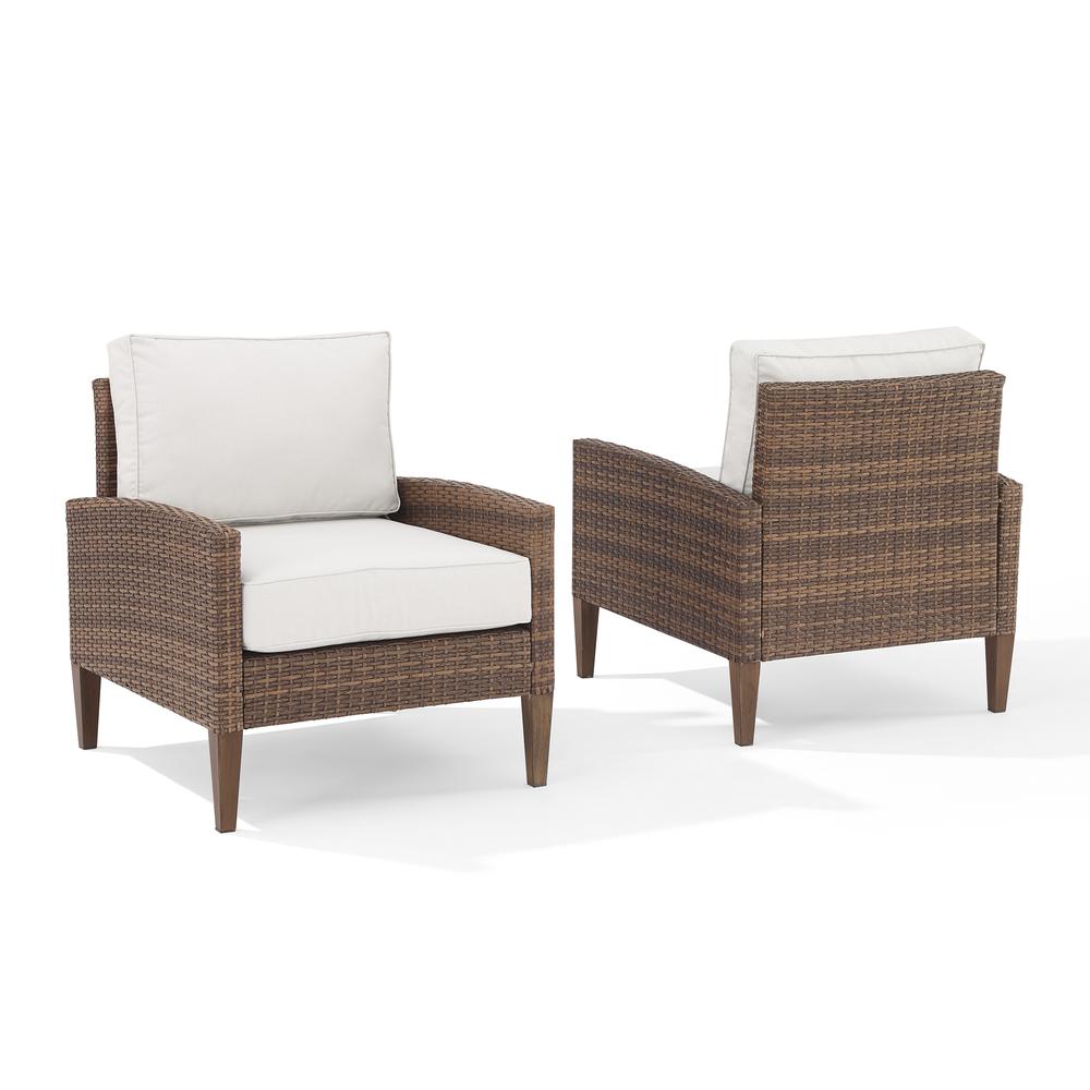 Capella 2Pc Wicker Outdoor Chair Set – 2 Armchairs