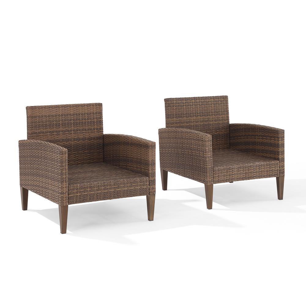Capella 2Pc Wicker Outdoor Chair Set – 2 Armchairs