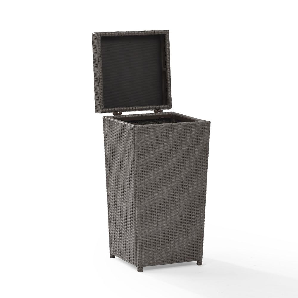 Palm Harbor Wicker Outdoor Trash Can