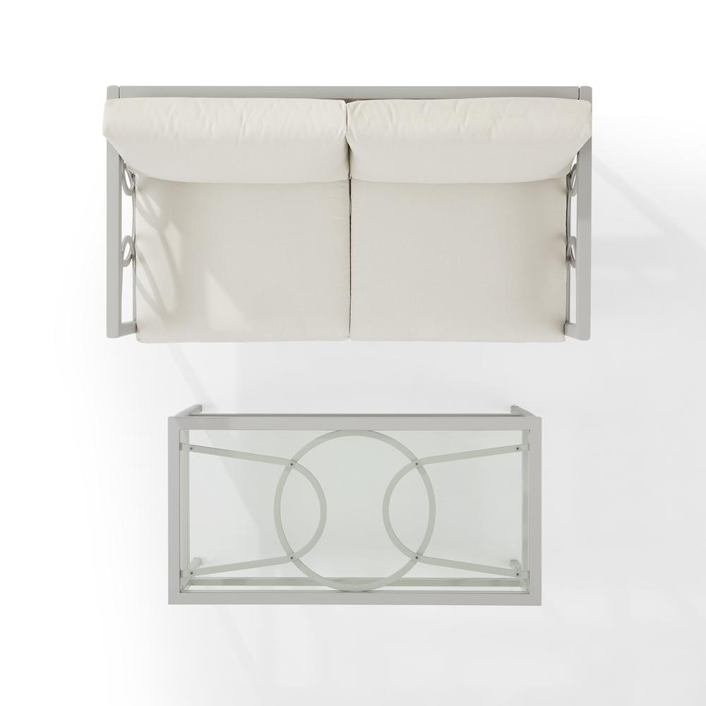 Ashford 2Pc Outdoor Loveseat Patio Furniture Set – Loveseat & Coffee Table