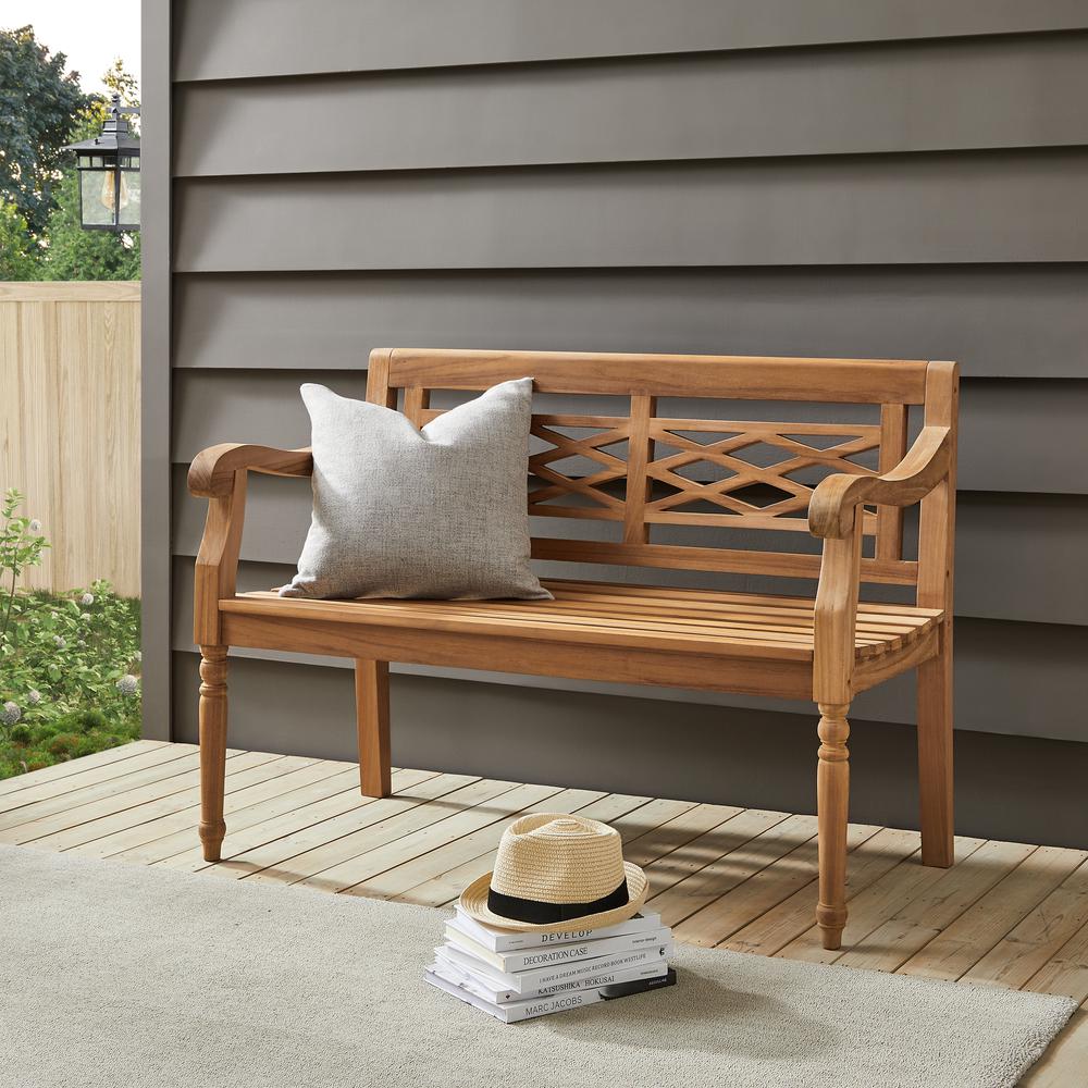 Olivier Teak Indoor Outdoor Bench