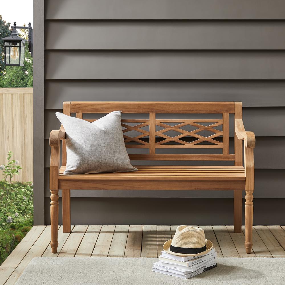 Olivier Teak Indoor Outdoor Bench
