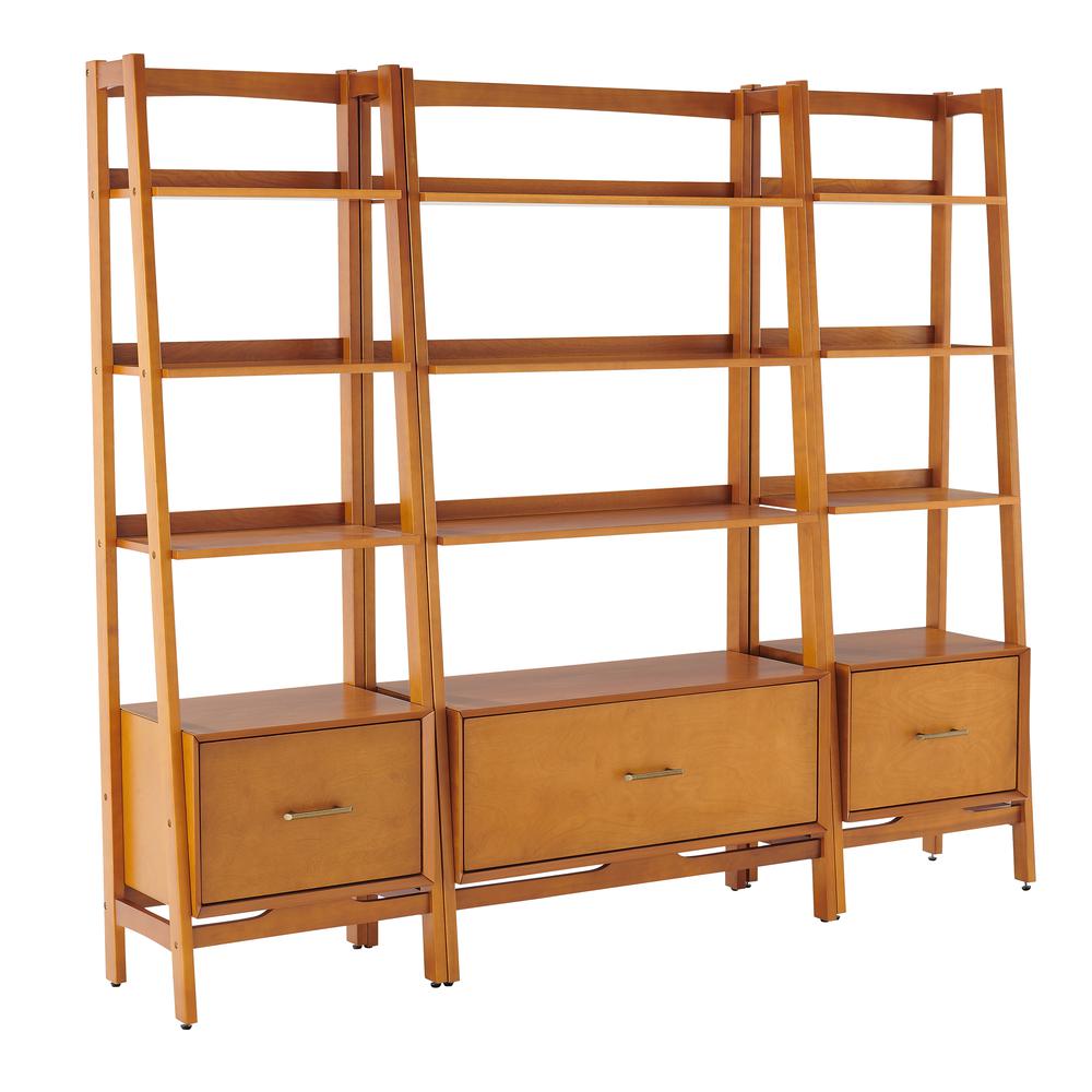 Landon 3-Piece Etagere Bookcase Set – Large Etagere & 2 Small Etageres