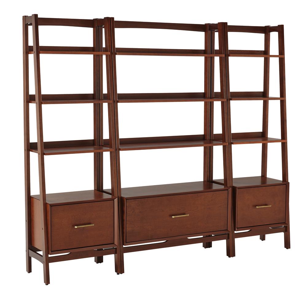 Landon 3-Piece Etagere Bookcase Set – Large Etagere & 2 Small Etageres