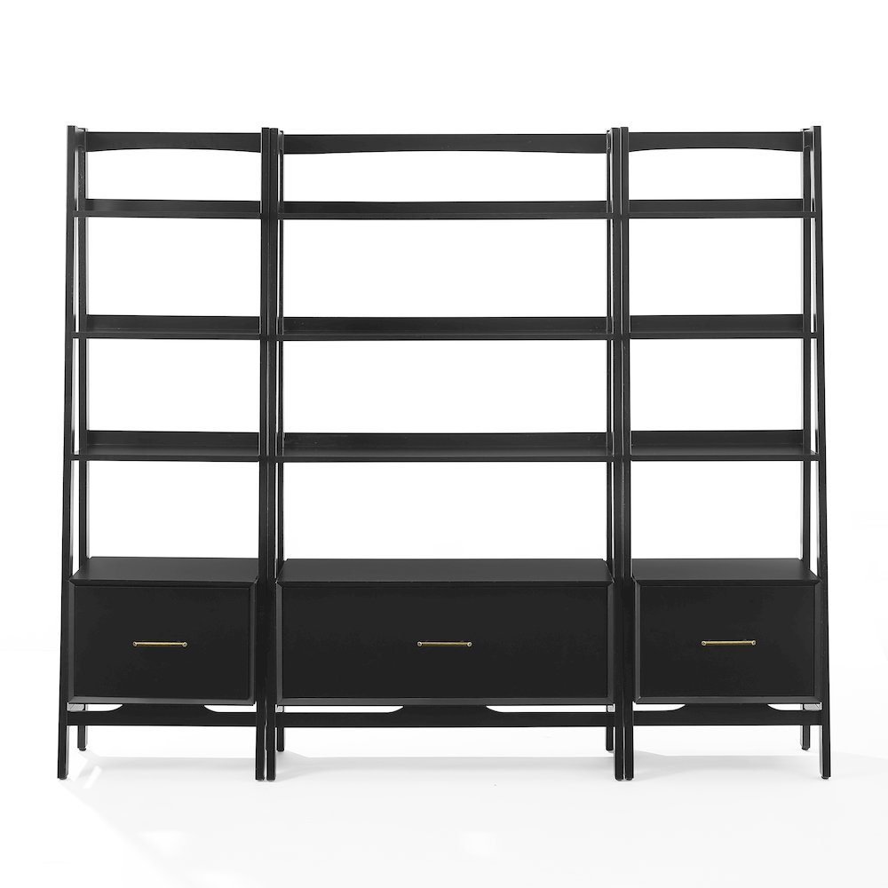Landon 3-Piece Etagere Bookcase Set – Large Etagere & 2 Small Etageres