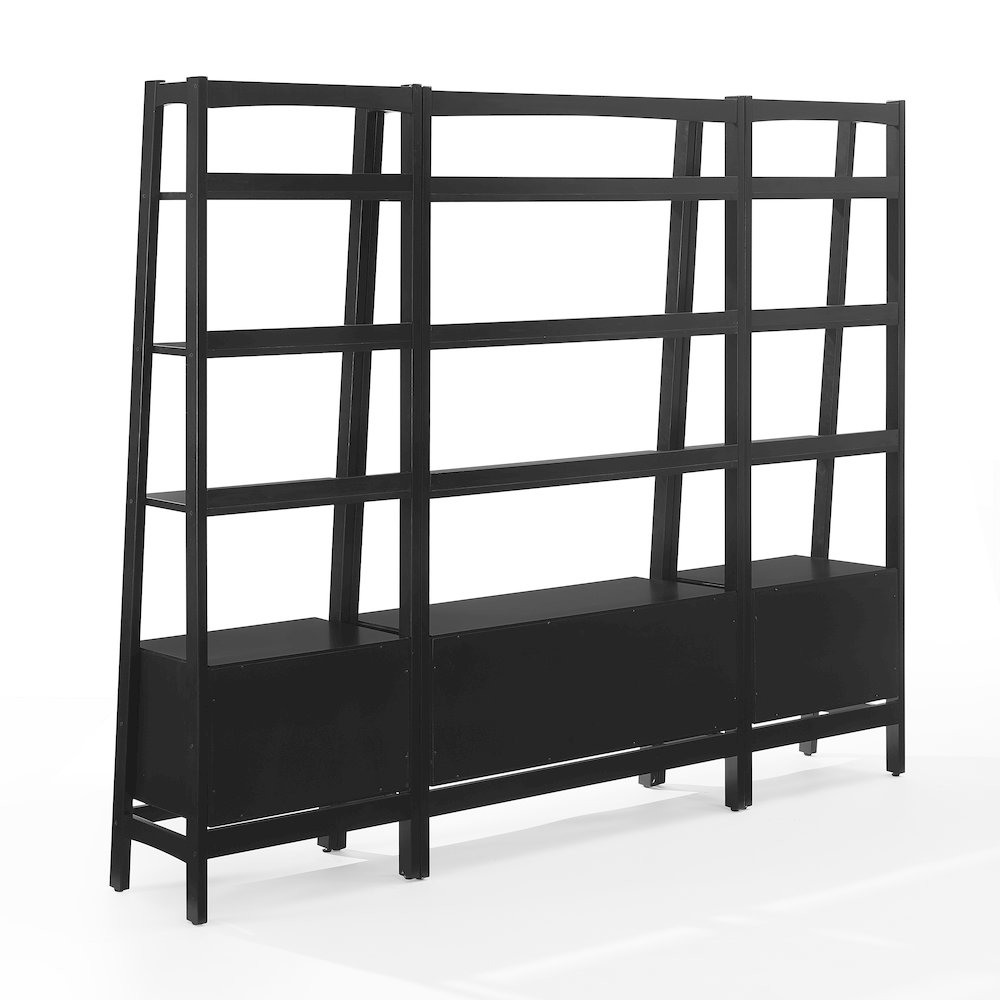 Landon 3-Piece Etagere Bookcase Set – Large Etagere & 2 Small Etageres
