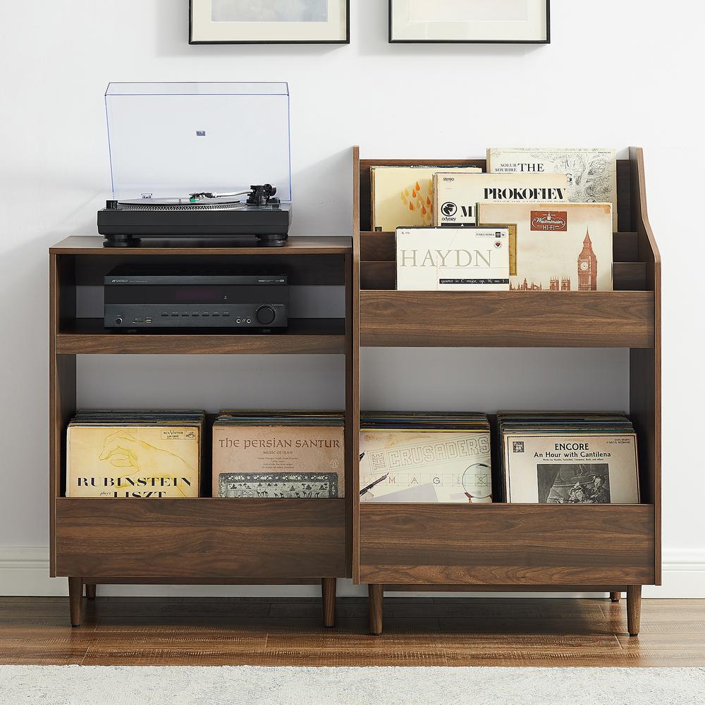 Liam 2-Pcs Record Player Stand And Vinyl Storage Set
