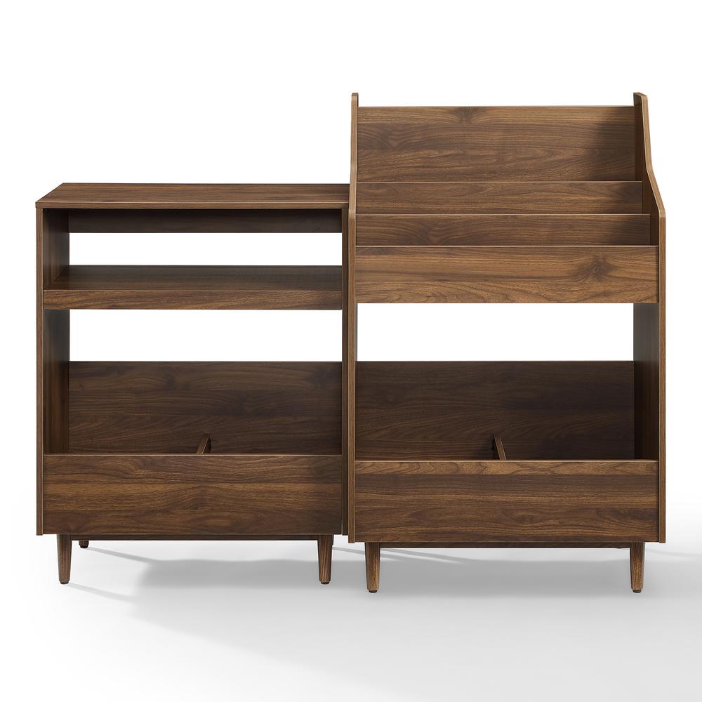Liam 2-Pcs Record Player Stand And Vinyl Storage Set