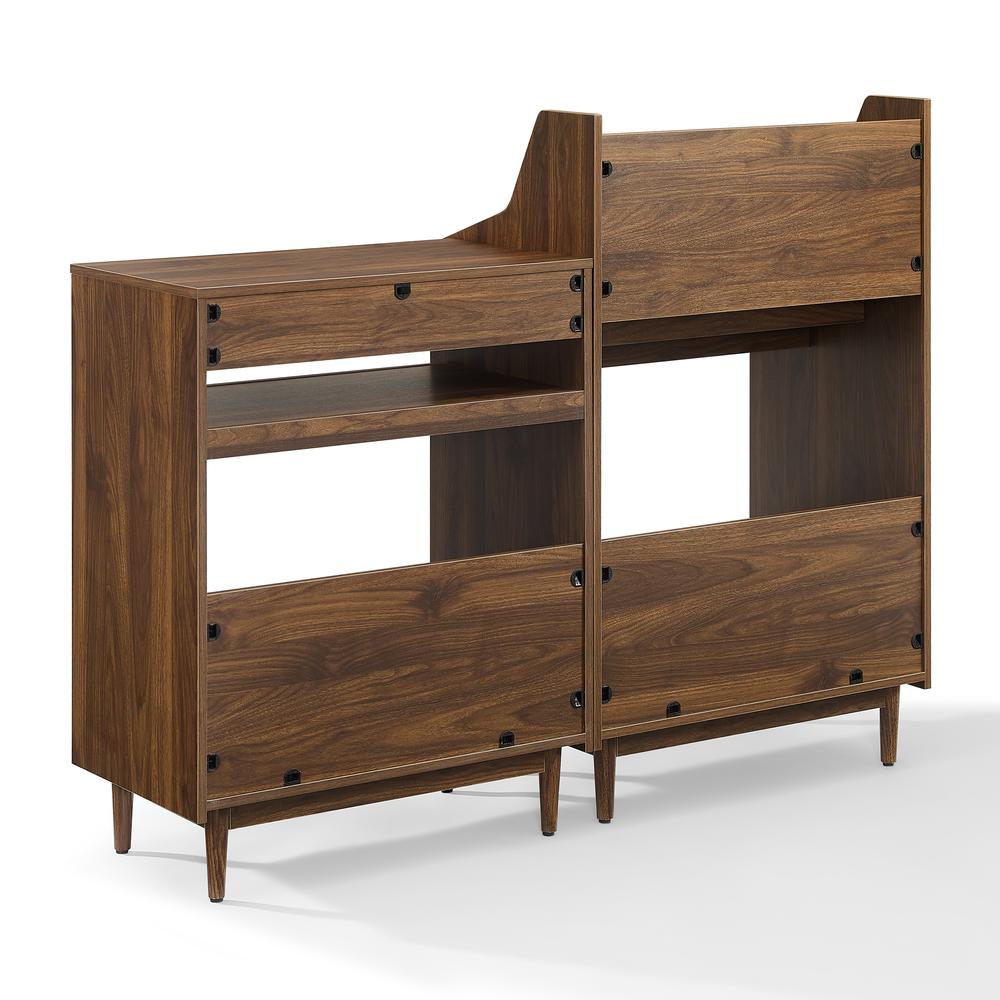 Liam 2-Pcs Record Player Stand And Vinyl Storage Set