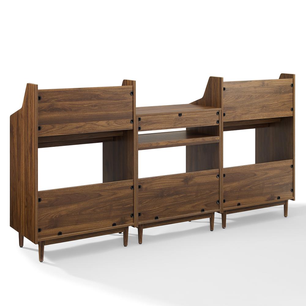 Liam 3-Pcs Record Player Stand And Vinyl Storage Set