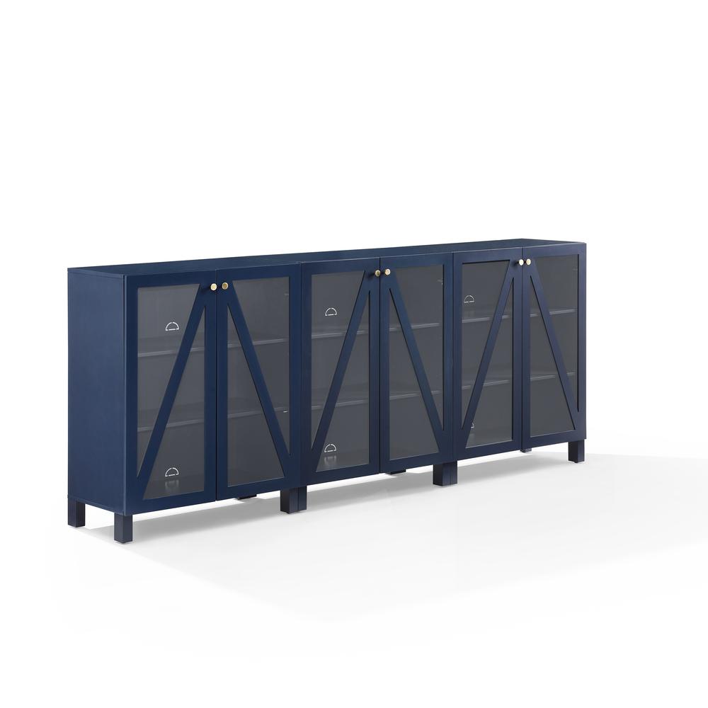 Cassai 3-Piece Media Sideboard Cabinet Set – 3 Storage Pantries