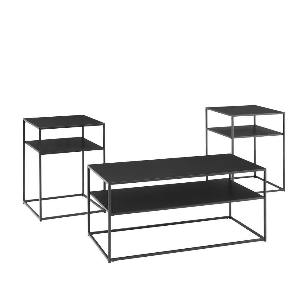 Braxton 3-Piece Coffee Table Set – Coffee Table & 2 End Tables