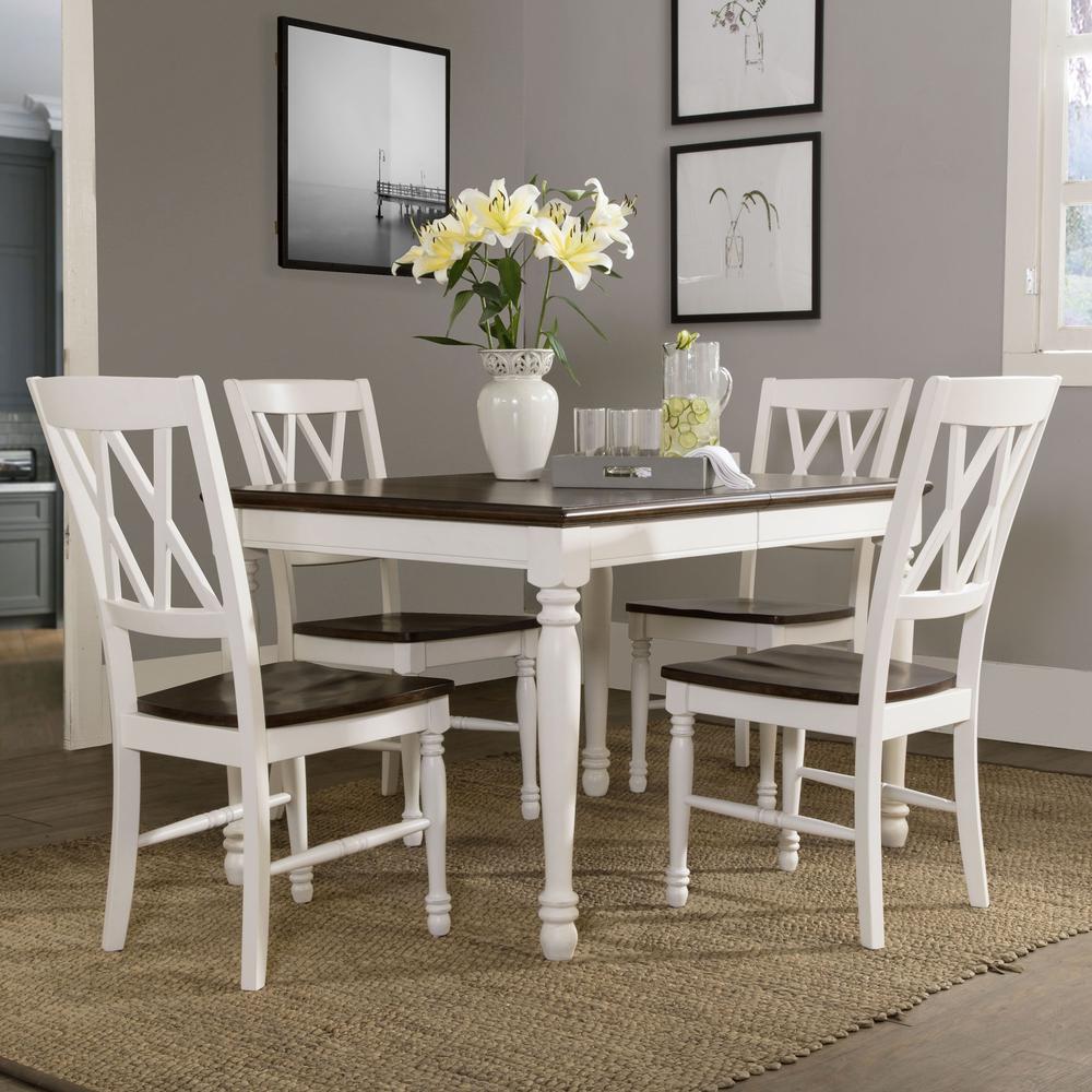 Shelby 5-Piece Dining Table Set For 4 – Table & 4 Chairs