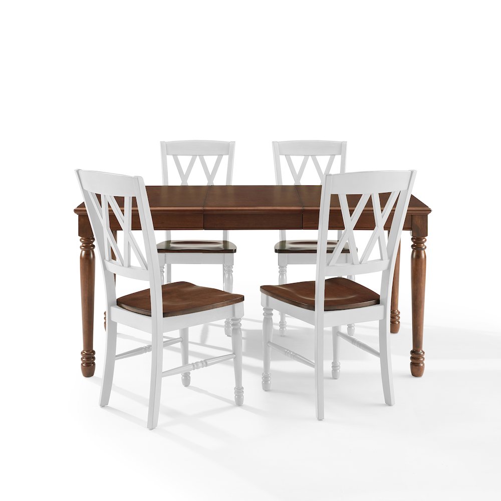 Shelby 5-Piece Dining Table Set For 4 – Table & 4 Chairs