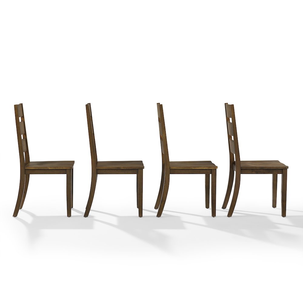 Joanna 4-Piece Ladder-Back Dining Chair Set – 4 Chairs