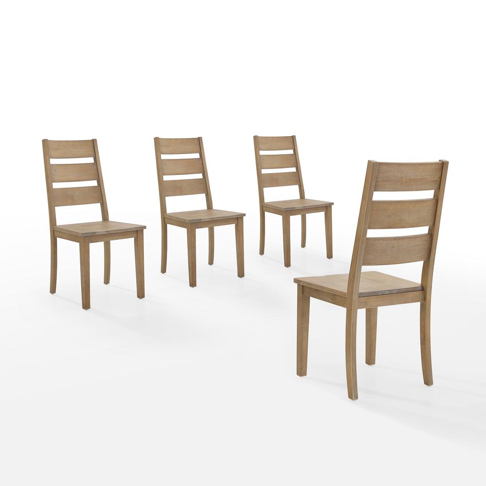 Joanna 4-Piece Ladder-Back Dining Chair Set – 4 Chairs