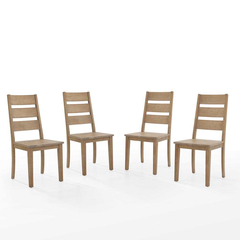 Joanna 4-Piece Ladder-Back Dining Chair Set – 4 Chairs