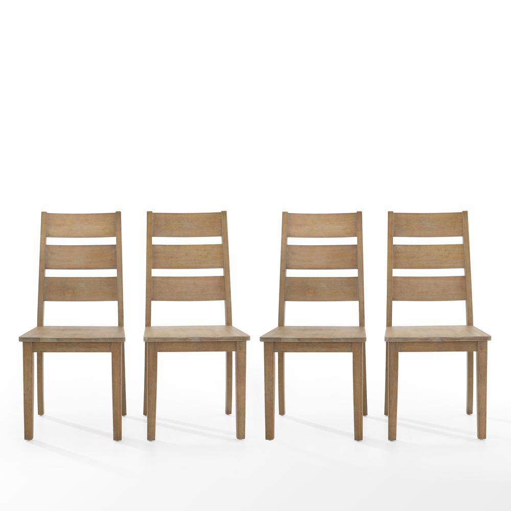 Joanna 4-Piece Ladder-Back Dining Chair Set – 4 Chairs