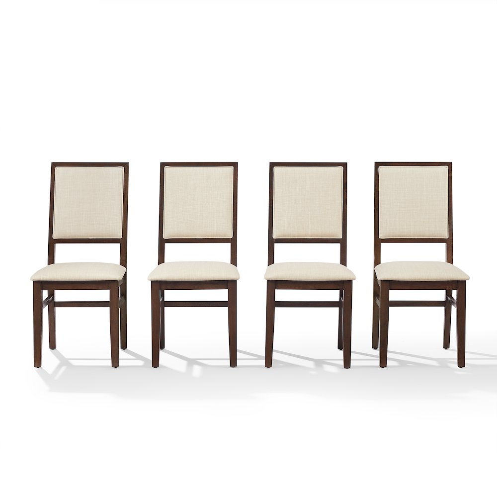 Joanna 4-Piece Upholstered Back Dining Chair Set – 4 Chairs